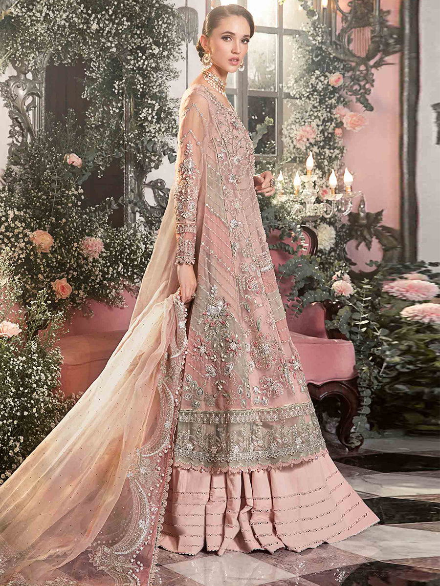 New Arrivals | Wedding Edition | Maria B Mbroidered | Pastel Pink BD ...