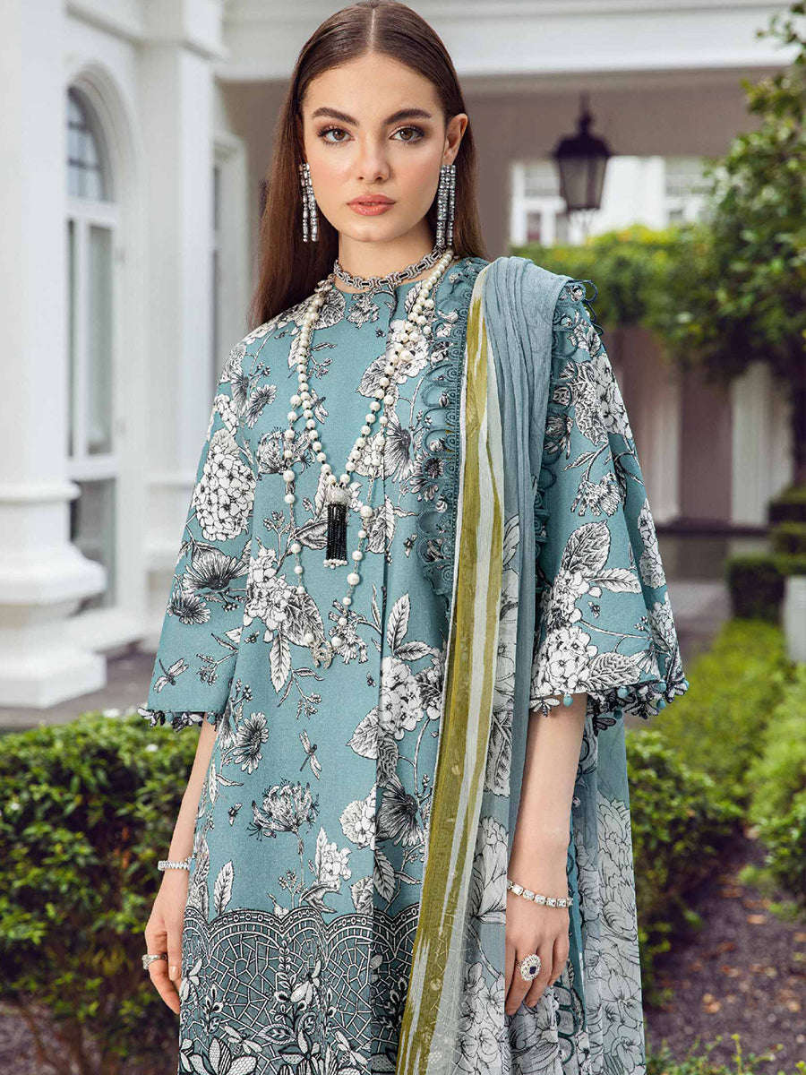 Shop Now Pakistani Designer Maria B Mprints Linen Winter Collection ...